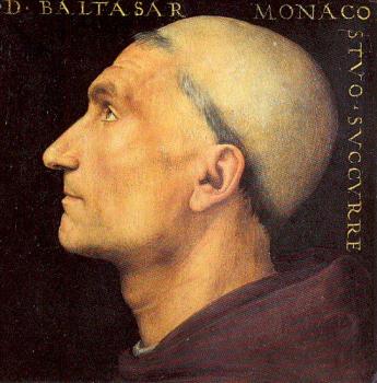 彼得羅 貝魯吉諾 Portrait of Baldassare Vallombrosano